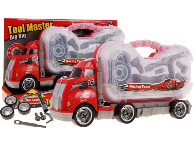 Sroubovaci auticko se zvukem Container Truck