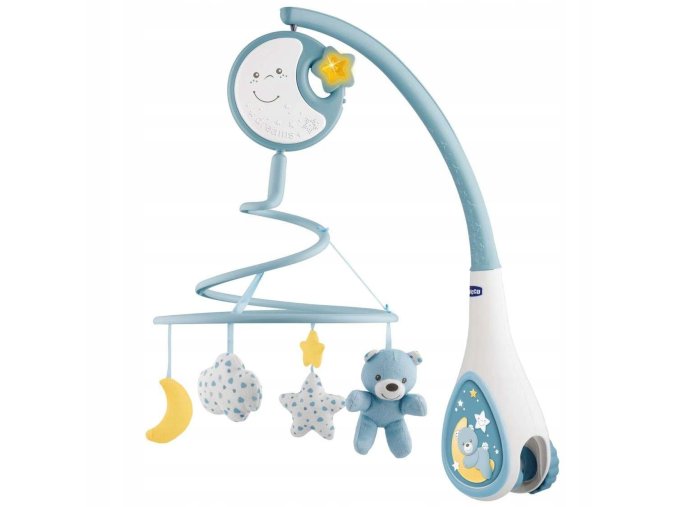 Chicco Kolotoč nad postýlku Next 2 Dreams modrý