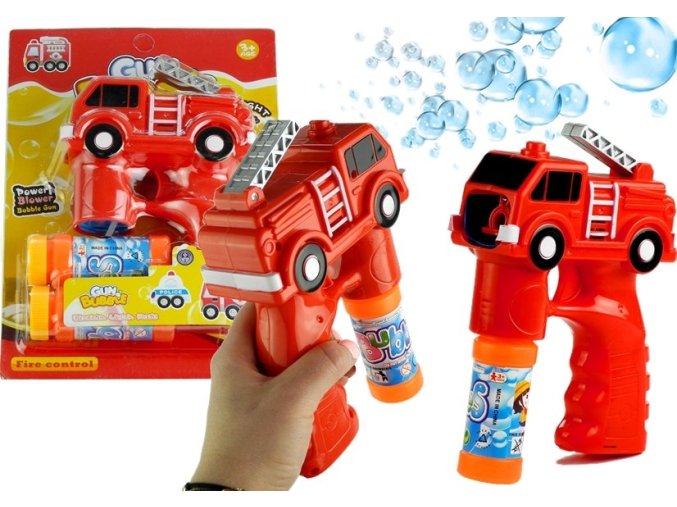 Bublifuk na baterie pozarni auticko