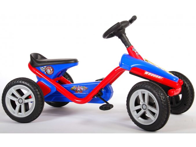Volare dětská šlapací motokára Paw Patrol červenomodrá