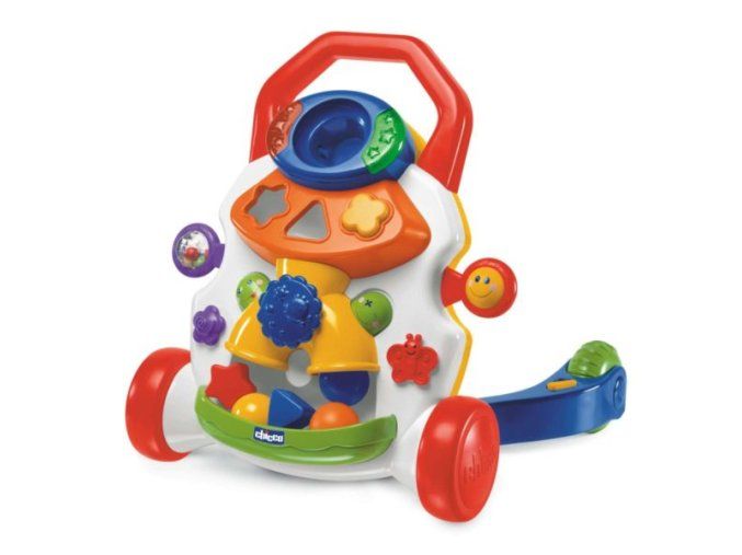 Chicco chodítko Activity 2v1 bílé