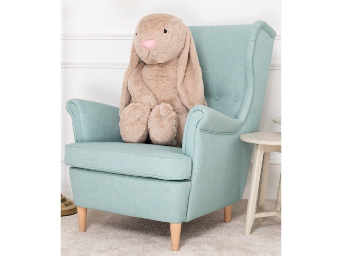plysovy kralik Figo 100 cm bezovy
