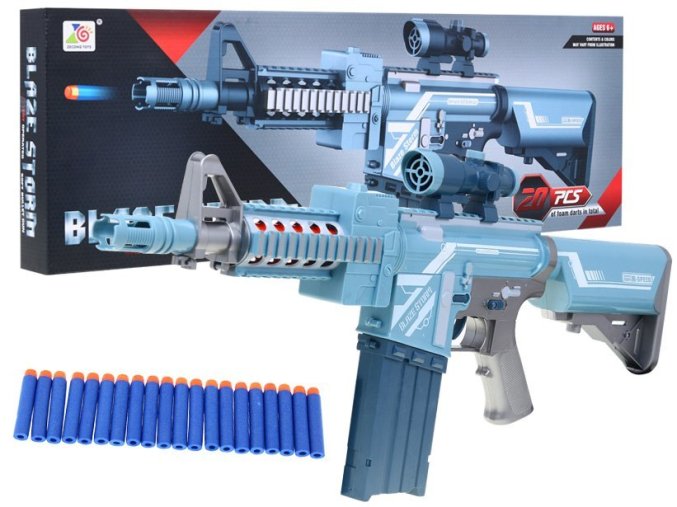 Blaze Storm automaticky samopal stribrny