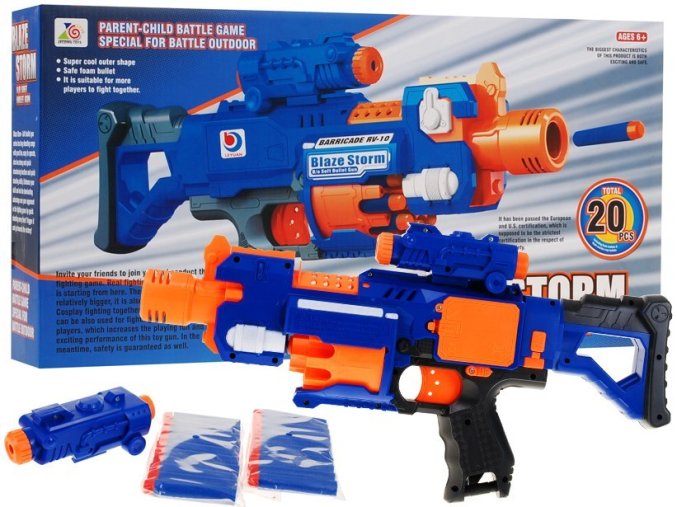 Blaze Storm samopal se zamerovacem