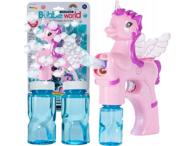 detsky bublifuk Bubble Unicorn ruzovy