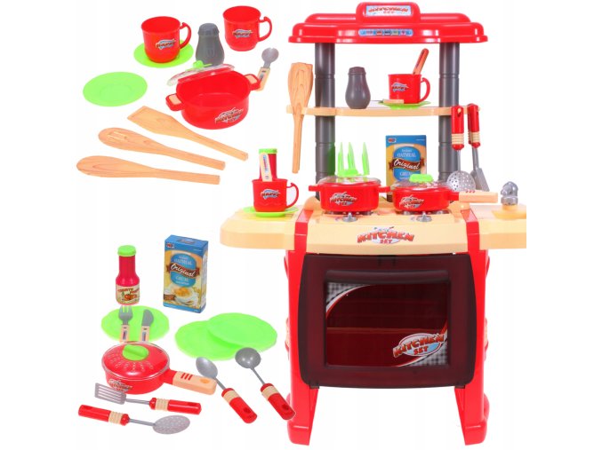 detska kuchynka Interest Kitchen cervena