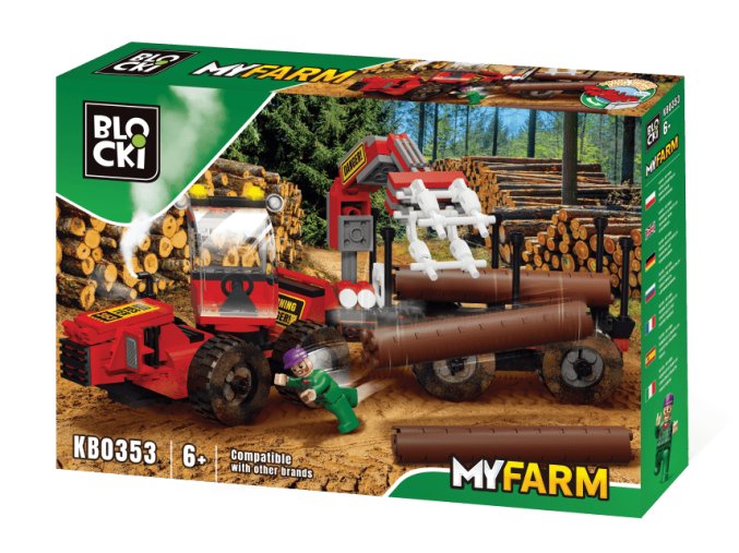 blocki MyFarm lesni traktor 241 dilku