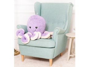 plysova chobotnice 80 cm fialova