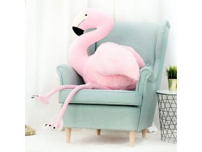 plysovy plamenak Pinky 150 cm