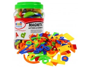 Magneticka pismenka a cislice 128 kusů