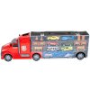 nakladni auto s auticky a helikopterou Red Truck 4