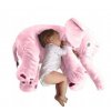 plysovy slon Belly polstar ruzovy 70cm 2