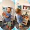 Ecotoys dětská dřevěná kuchyňka s příslušenstvím
