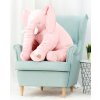 plysovy slon belly 70 cm ruzovy