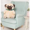 plysovy pejsek Mops 50 cm
