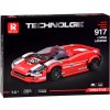 Sportovní červené auto 917 technická stavebnice 355 dílků