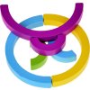 Dřevěné Montessori vzdělávací puzzle barevná duha + úkoly