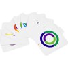 Dřevěné Montessori vzdělávací puzzle barevná duha + úkoly