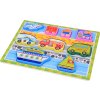 Dřevěné puzzle dopravní vozidla 9 dílné