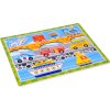 Dřevěné puzzle dopravní vozidla 9 dílné