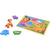 Dřevěné puzzle safari zvířata, 7 dílné