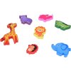 Dřevěné puzzle safari zvířata, 7 dílné