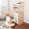 Ecotoys drevena kuchynka okno