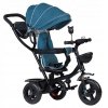 Ecotoys trikolka s otocnym sedadlem 2v1 zeleno modra