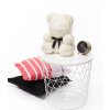 Rose Bear bily 40 cm
