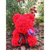 Medvídek z růží červený Rose Bear 40 cm