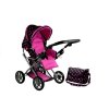 kocarek pro panenky Alice kombinovany 5246 cerny 7