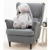 plysovy kralik Figo sedy 100 cm