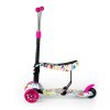 Ecotoys balancni kolobezka se sedtkem ruzovo cervena 3