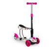 Ecotoys balancni kolobezka se sedtkem ruzovo cervena 4