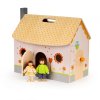 Ecotoys skladaci domecek pro panenky dreveny 3