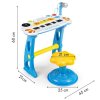 Ecotoys detske klavesy s MP3 modre 5