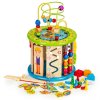 Ecotoys drevena multifunkci kostka Loveni Rybek