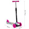 Ecotoys balancni kolobezka bilo ruzova 5