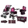 kocarek pro panenky 9662 set 6v1 s postylkou