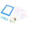 3D kresllici tabulka Glow Board modra 2