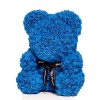 medved z ruzi 40 cm modry tmavy