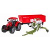 detsky traktor s vleckou Farmer Tales