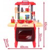 detska kuchynka Interest Kitchen cervena 7