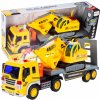 nákladní auto s bagrem city builder 11