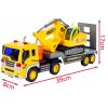 nákladní auto s bagrem City Builder 7
