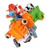 vesely traktor se svetly a zvuky Cartoon Traktor oranzovy 2