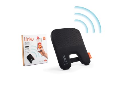 babyauto linko baby alarm inteligentne polstrovanie detskej autosedacky black