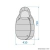 MC8735 maxicosi carseataccessories babycrsfootmuff 2024 externaldimensions 01