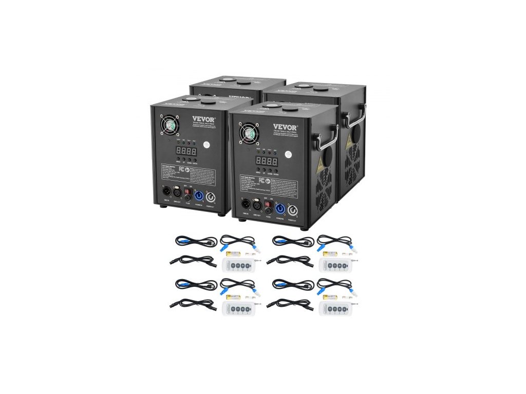 VEVOR Cold Spark Firework Machine x4 500W 2-4M Stage DJ Svatební akce Party