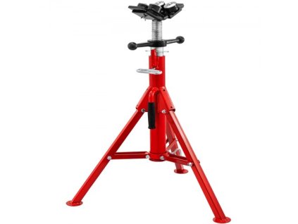 Stojan na potrubí VEVOR, model V-Head 1107A s vysokým skládacím stojanem na potrubí, stojany na ocelové zvedáky, stojan na potrubí s kapacitou 2 tuny, 28palcový až 51,5palcový stojan na potrubí s přenosem 4 kuliček